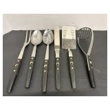 Vintage Flint Stainless Kitchen Utensils