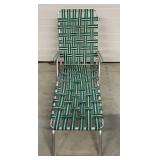 Vintage Aluminum FOlding Chaise Lounge