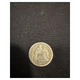 1853 Seated Liberty Half Dime