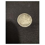 1853 Seated Liberty Half Dime
