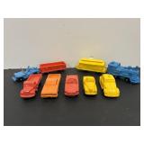 Vintage Tomte Laerdal Flexible Toy Train & Cars