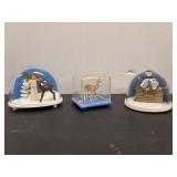 Plastic Snow Globes no water