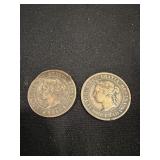 1822 Canada Cent Damaged
