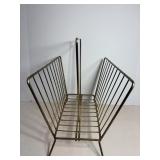 Vtg Metal Magazine rack