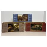 Vtg J.L. Clark calender letter holders (3)