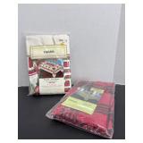 Vtg Scotchgaurd tablecloth 52" x 70" , no iron ..