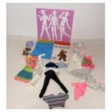 Barbie outfits & Barbie stencil
