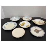 Vtg Noritake plate with handle & Royal Vale ...