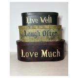 Stackable decorative boxes