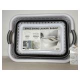 Space Saving laundry basket - new