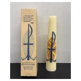 Vtg Christ candle by Will & Baumer 15"
