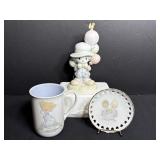 Precious Moments cup & Shirley & decorative plate