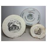 Vtg North Suburban, Womens Club plate & ..