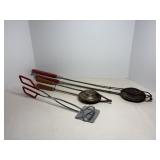 Vtg Camping pie makers & tong
