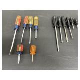 Craftsman screw drivers & Pratt Reed screwdrivers.