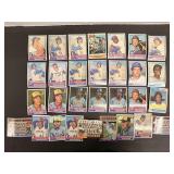 Vtg Baseball trading cards Milwaukee Brewers