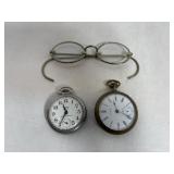 Antique Waltham & Vtg Westclock pocket watches &