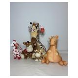 Ty-Beanie babies "Smoothie" giraffe & misc