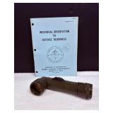 Vtg Military flashlight Usalite MX-991 & FAA...