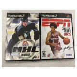 Playstation 2 NHL 2002 ESPN College Hoops 2K5...