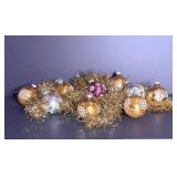 Noelle glass ornaments & misc