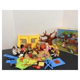 Vtg Mattel Honey Hill Bunch Clubhouse