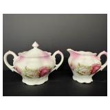 Vintage German Cream & Sugar Set