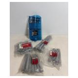 1- flahing shingle & galvinized screws...