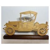 Hand made wood Chevy 11"W x 7"H