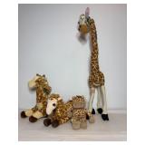 Dreamworks Madagacar giraffe 30"H & misc
