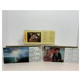 Vtg J.L. Clark calender letter holders (3)
