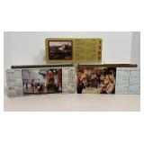 Vtg J.L. Clark calender letter holders (3)
