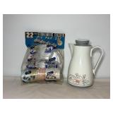 Thermos ware coffee butler & 22 piece Stoneware...