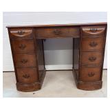 Vtg Desk 42" x 21" x  30"