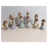Enesco Growing up Birthday girls #1-10