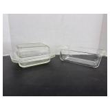 Vtg pyrex 1.5 qt bread pan & misc