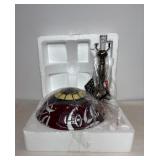 Coca Cola stained glass style accent lamp