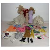 Vtg Barbie, dolls & misc clothes