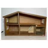 Vtg Landby doll house 27"W x 9.5"Dx16"H