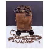 Vtg Signal Corps U.S. Army Field Telephone...