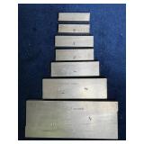 Vtg L. S. Starrett #154 set adjustable..
