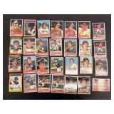 Vtg Baseball trading cards Cleveland Indians