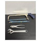 Vtg Craftsman hacksaw adjuatable 10", 12" blades .