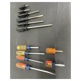 Craftsman screw drivers & Pratt Reed screwdrivers.