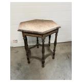 Vtg Hexagon table  (top not attached)...