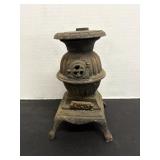 Vtg Cast iron pot belly stove-salesman..