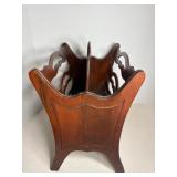 Vtg Magazine rack 16"W x 11"Dx 17.5" H