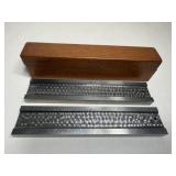 Vtg Steel heat sealing jaws