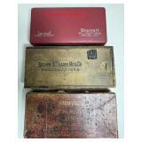 Vtg Misc empty machine tool boxes