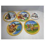Ronald McDonald dimmer plates (4) & 7" dia..